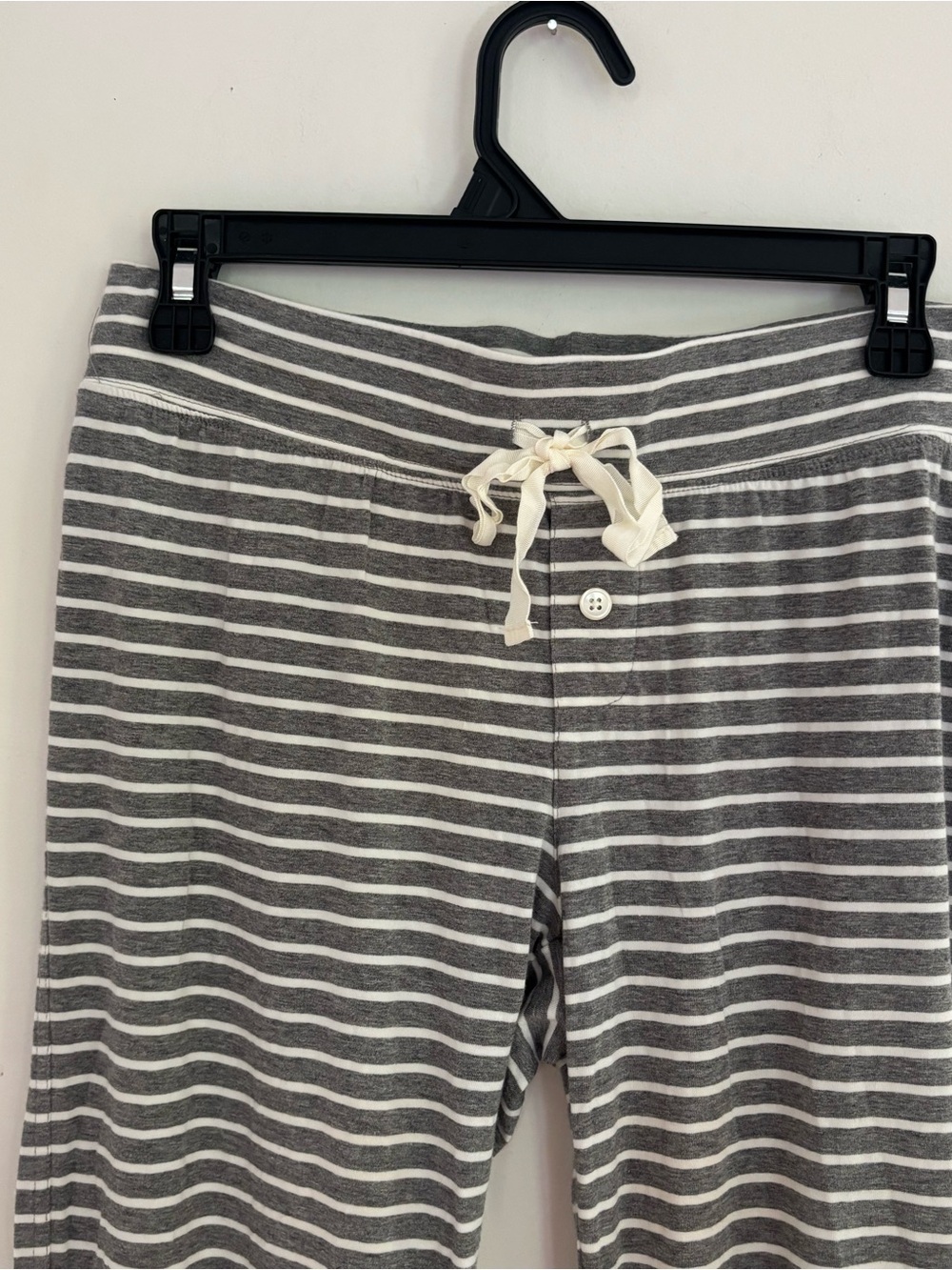 J. Crew Gray Striped Pajama Set XS - Picture 10 of 13